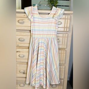 Pastel Stripes Empire Dress